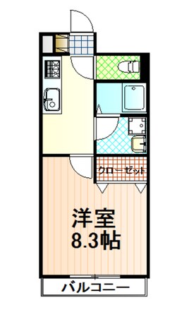 ピースオブマインド中央の物件間取画像